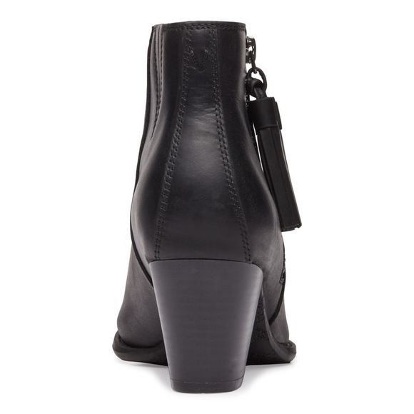 Vionic Womens Upright Madeline Black Leather Ankle Boots Size 6 Medium (B, M)! - Picture 4 of 4